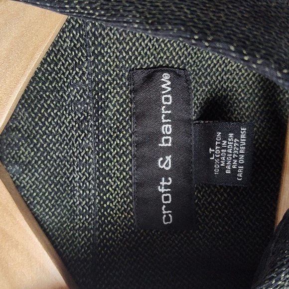 Croft & Barrow mens button down shirt Large Tall - Picture 3 of 4